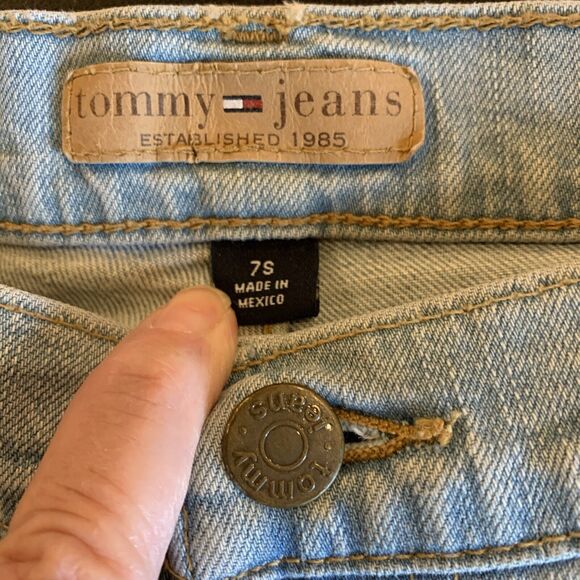 Rare Y2K Tommy Hilfiger Jeans Women's 7 Slim Flare Stretch 29x33” Tall *Note - Picture 3 of 12